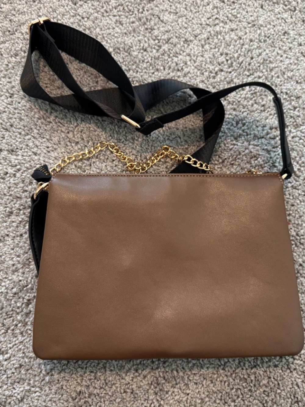 Color Block Multi-Compartment Crossbody Handbag - Picture 2 of 6